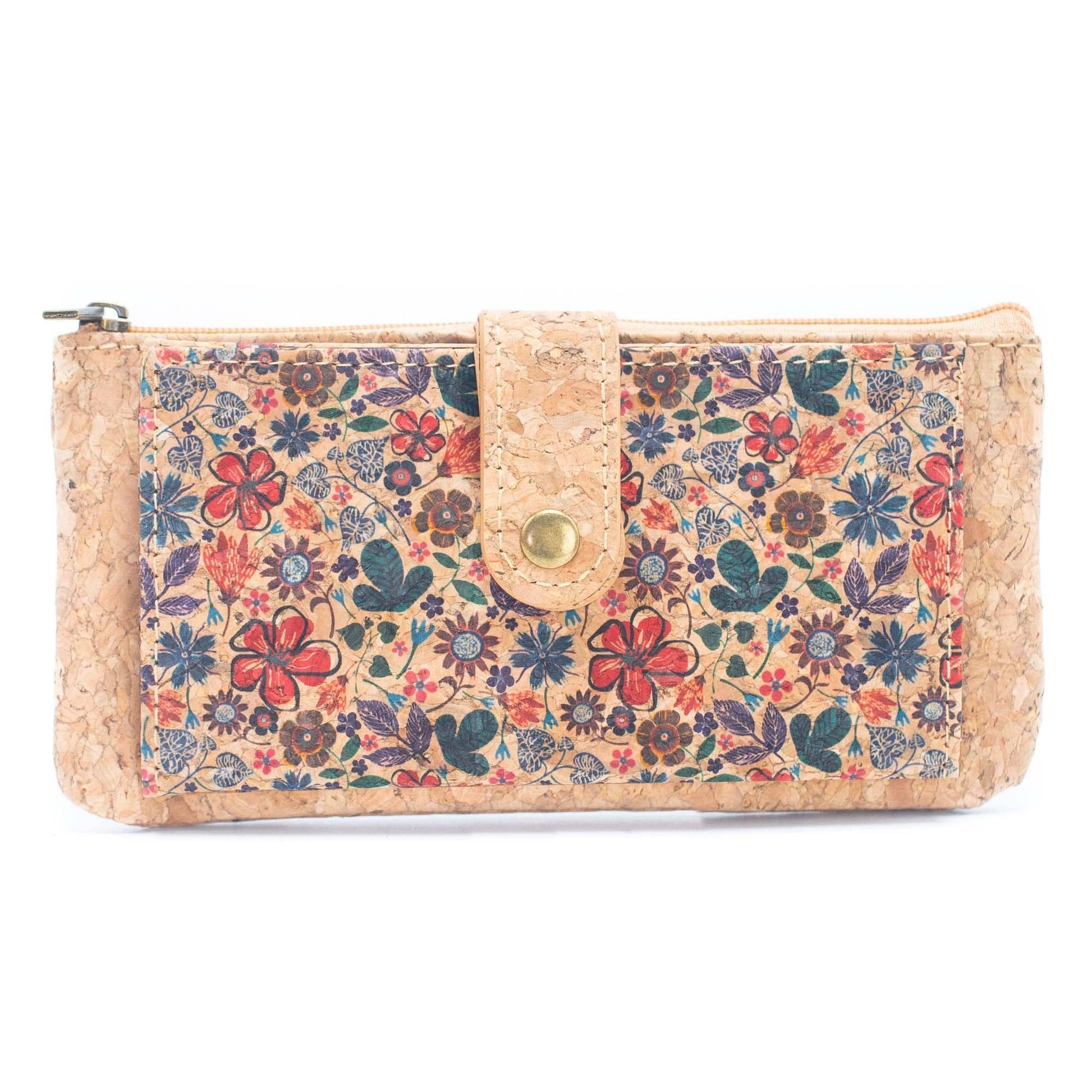 Flower pattern ladies slim card wallets BAG-2223-8