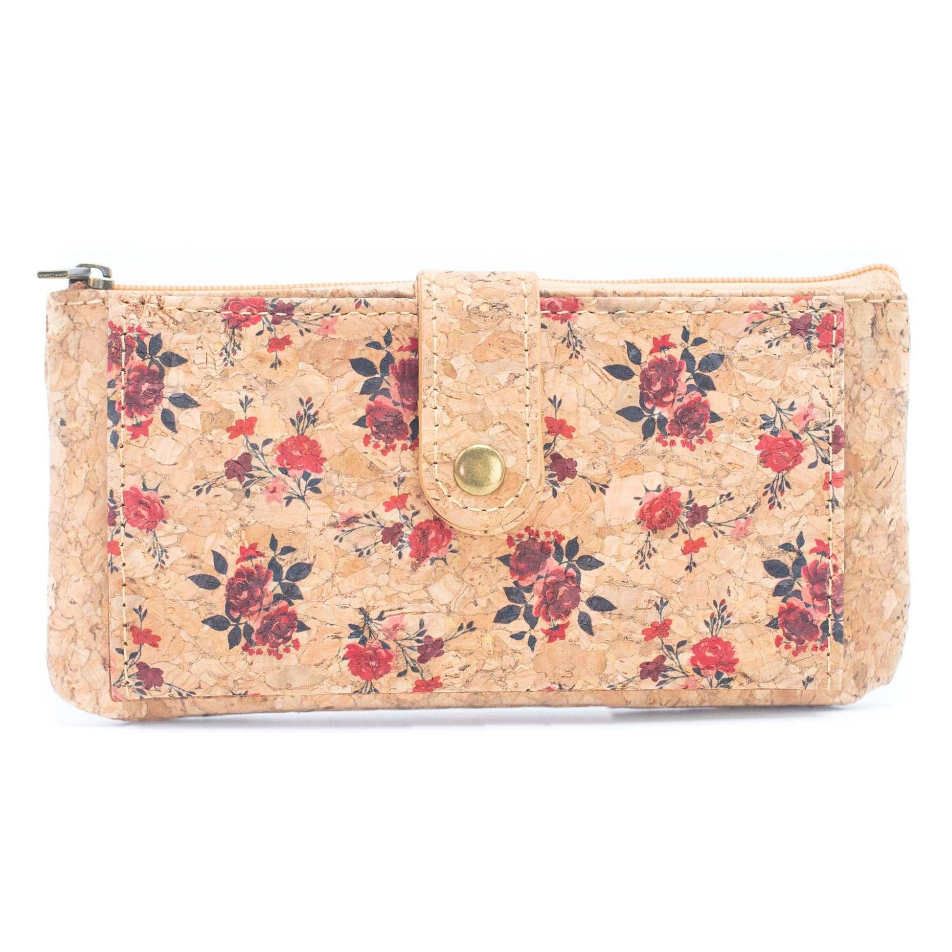 Flower pattern ladies slim card wallets BAG-2223-3