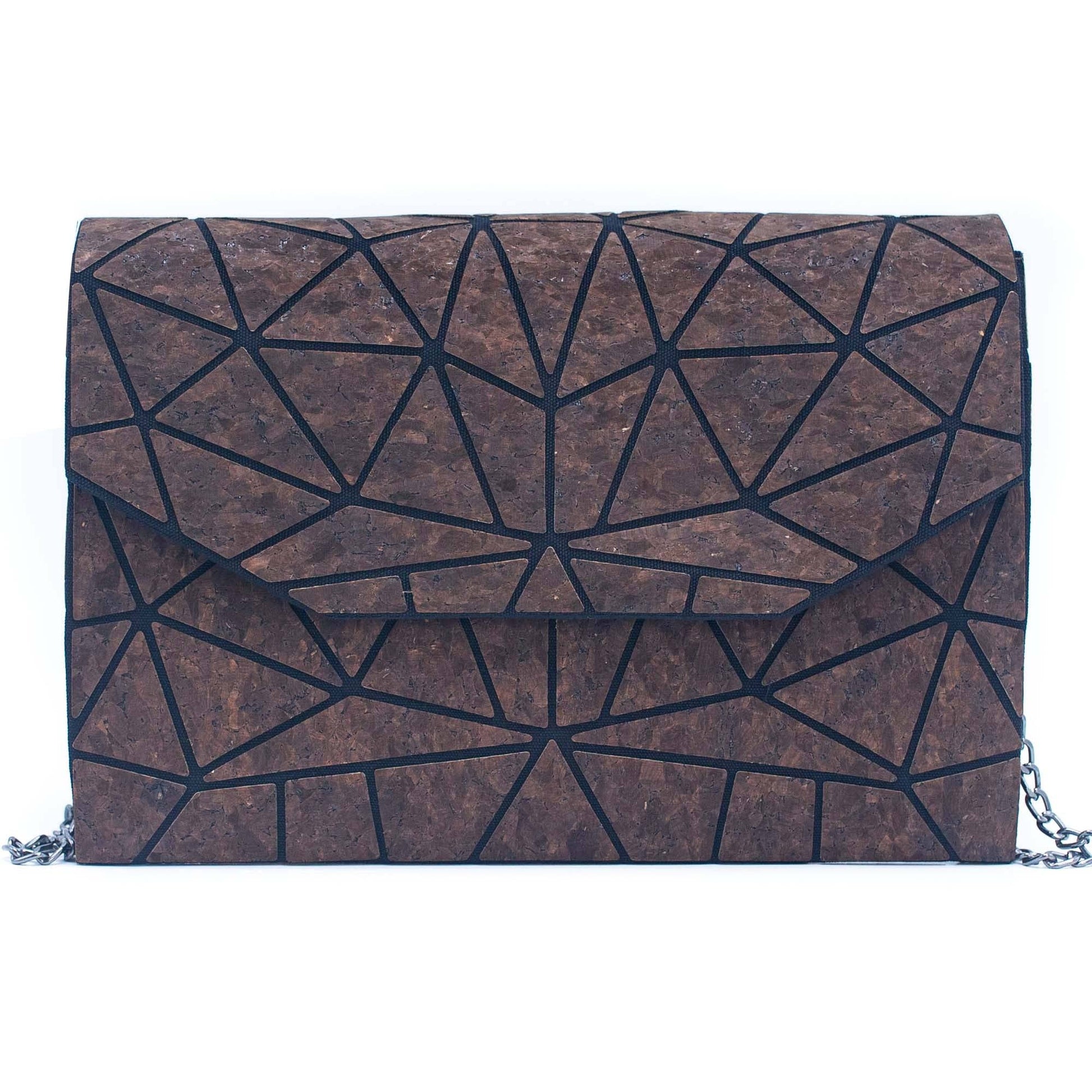 Cork Geometric Chain Crossbody cork Bag  BAG-2069-17