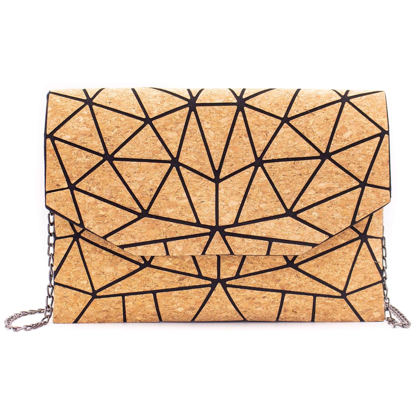 Cork Geometric Chain Crossbody cork Bag  BAG-2069-5