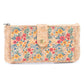 Flower pattern ladies slim card wallets BAG-2223-10