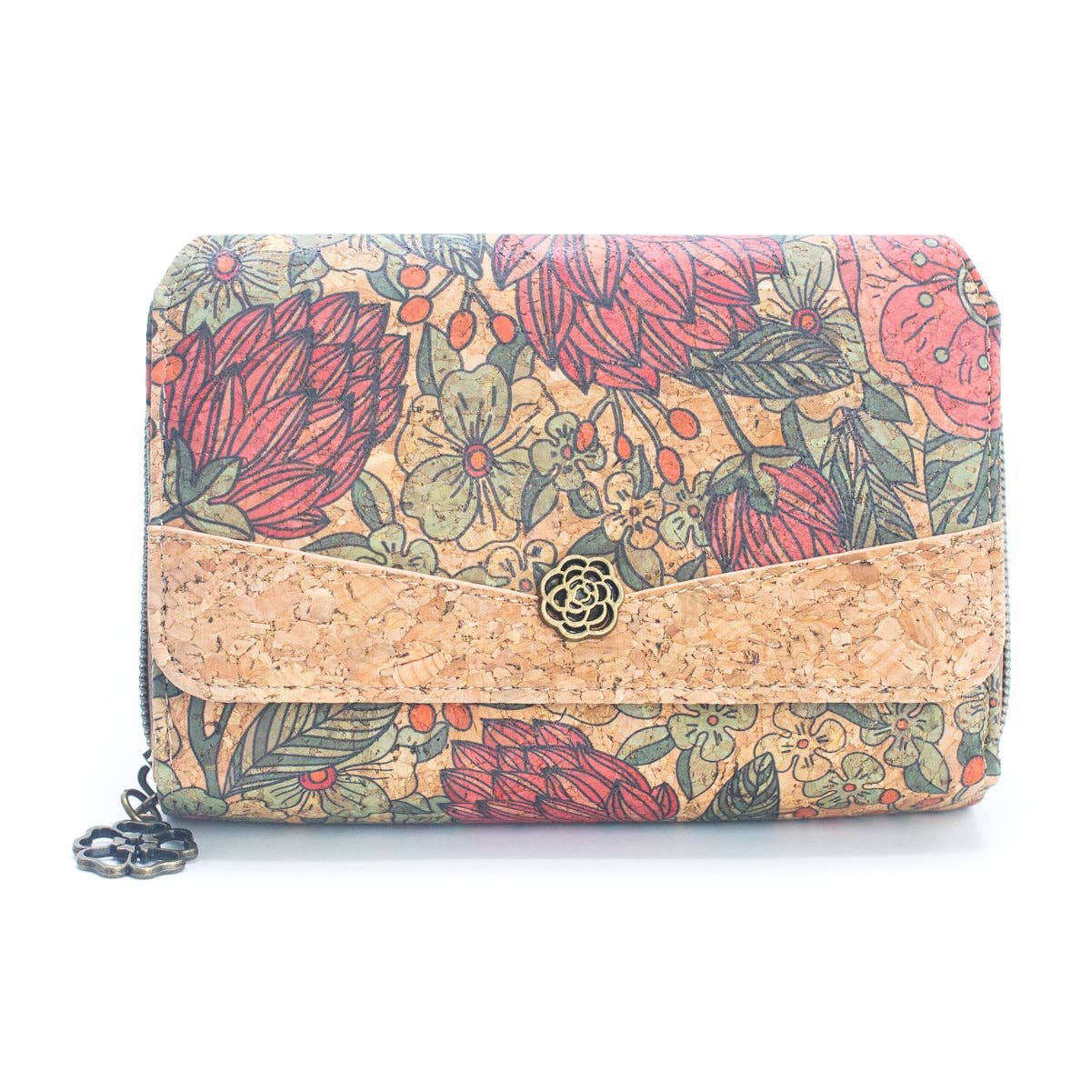 Printed Cork Women's Wallet BAGF-044-3