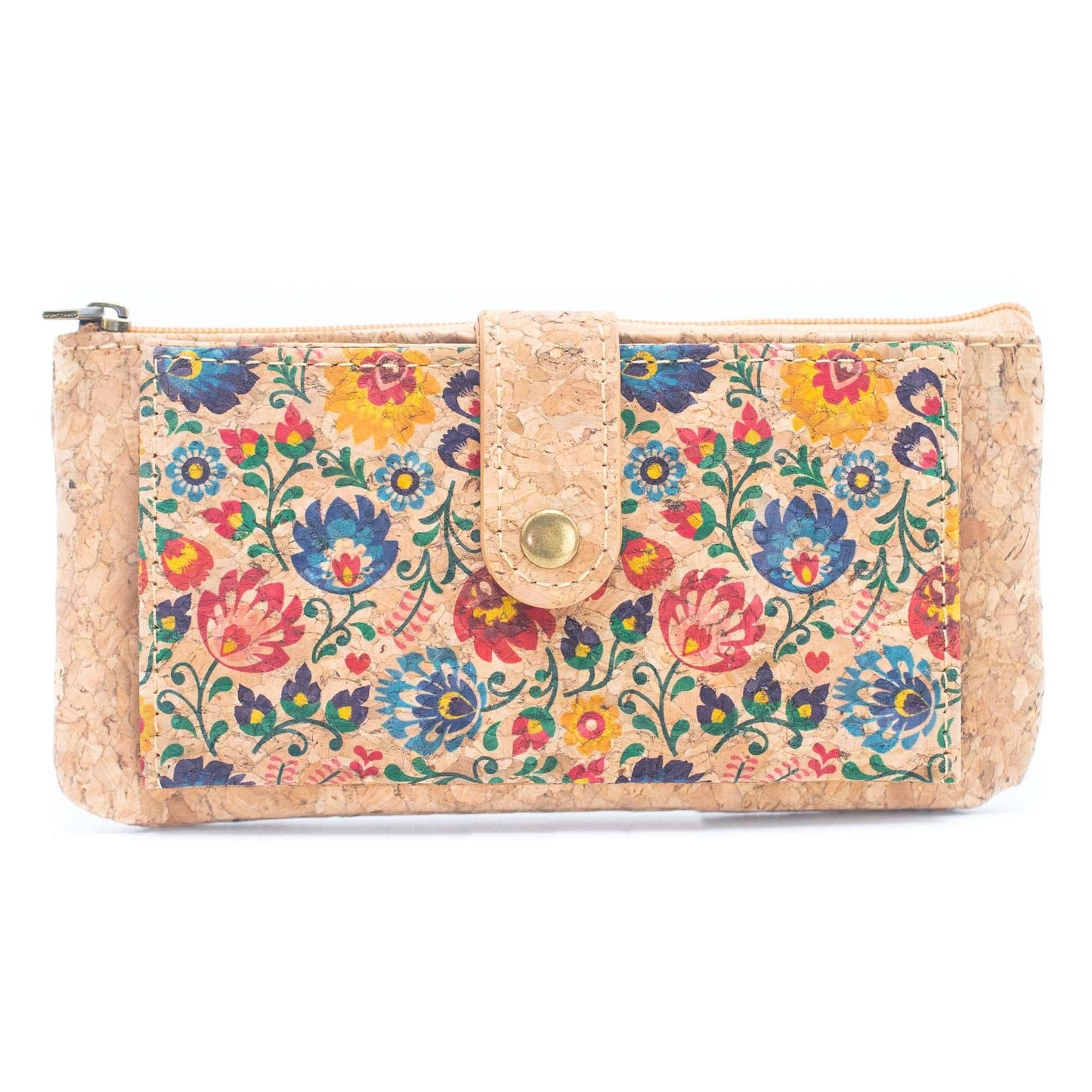 Flower pattern ladies slim card wallets BAG-2223-7