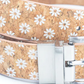 Floral Print Cork Women's Belt with Adjustable Buckle-Width L-898-15