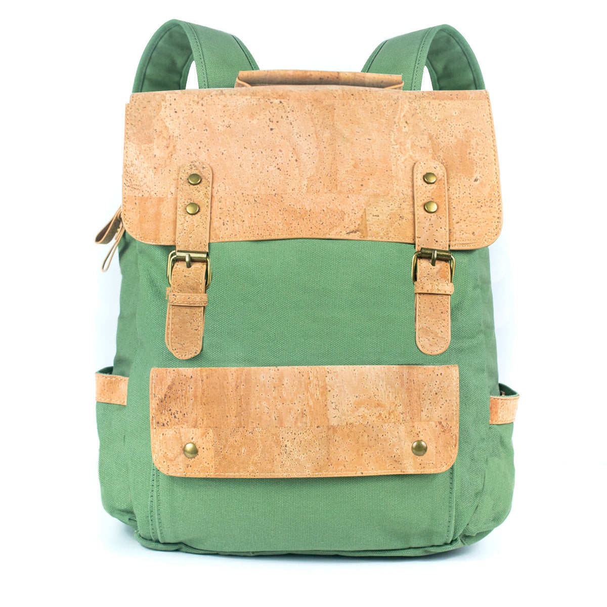 Men's Cork and Canvas Fusion Laptop Commuter Backpack BAG-2283-4