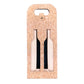 Dual-Bottle Bohemian Cork Wine Carrier and Gift Bag L-911-7