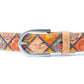 Floral Print Cork Women's Belt Width of 2.8cm L-1027-5