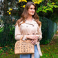 Geometric Cork Handbag for Women BAG-2262-1