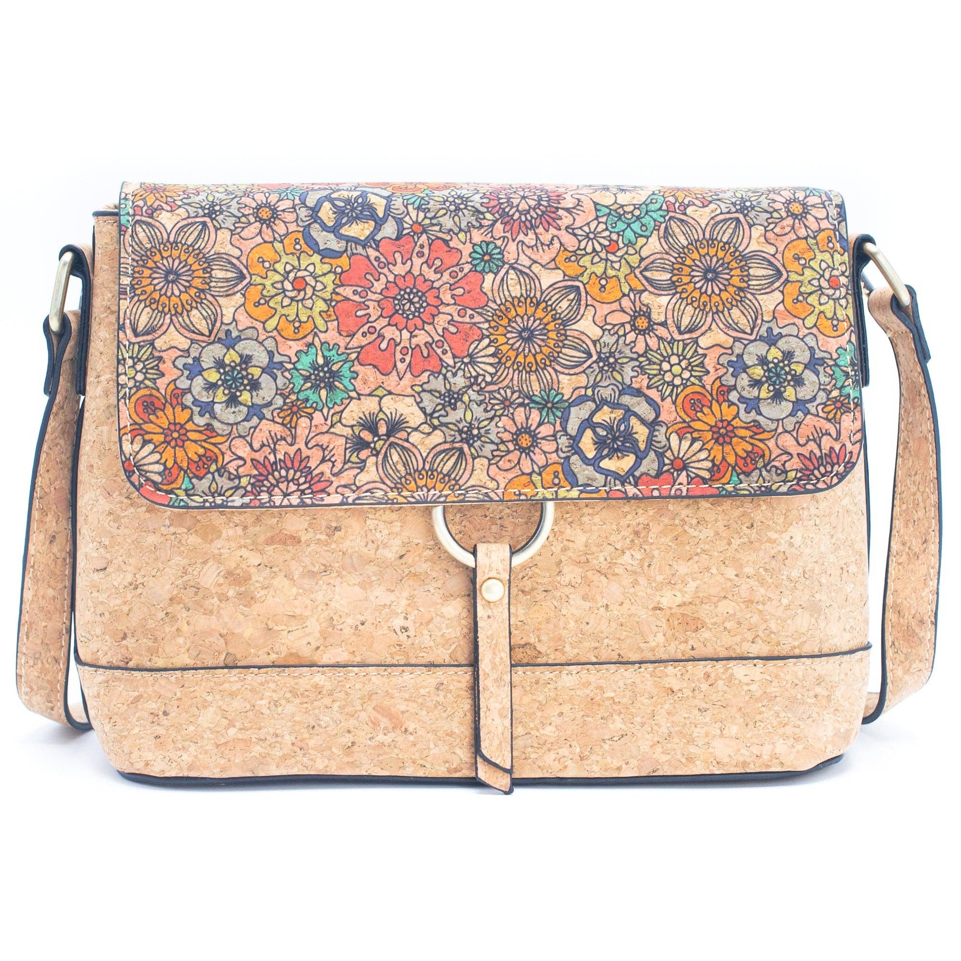 Cork crossbody Sardine pattern Bag-2019-6