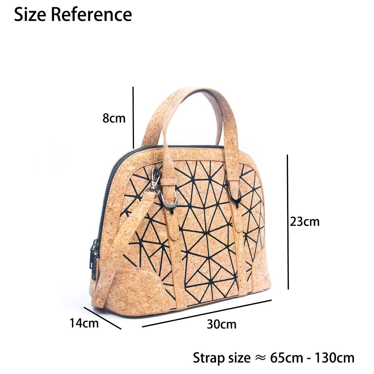 Geometric Cork Handbag for Women BAG-2262-9