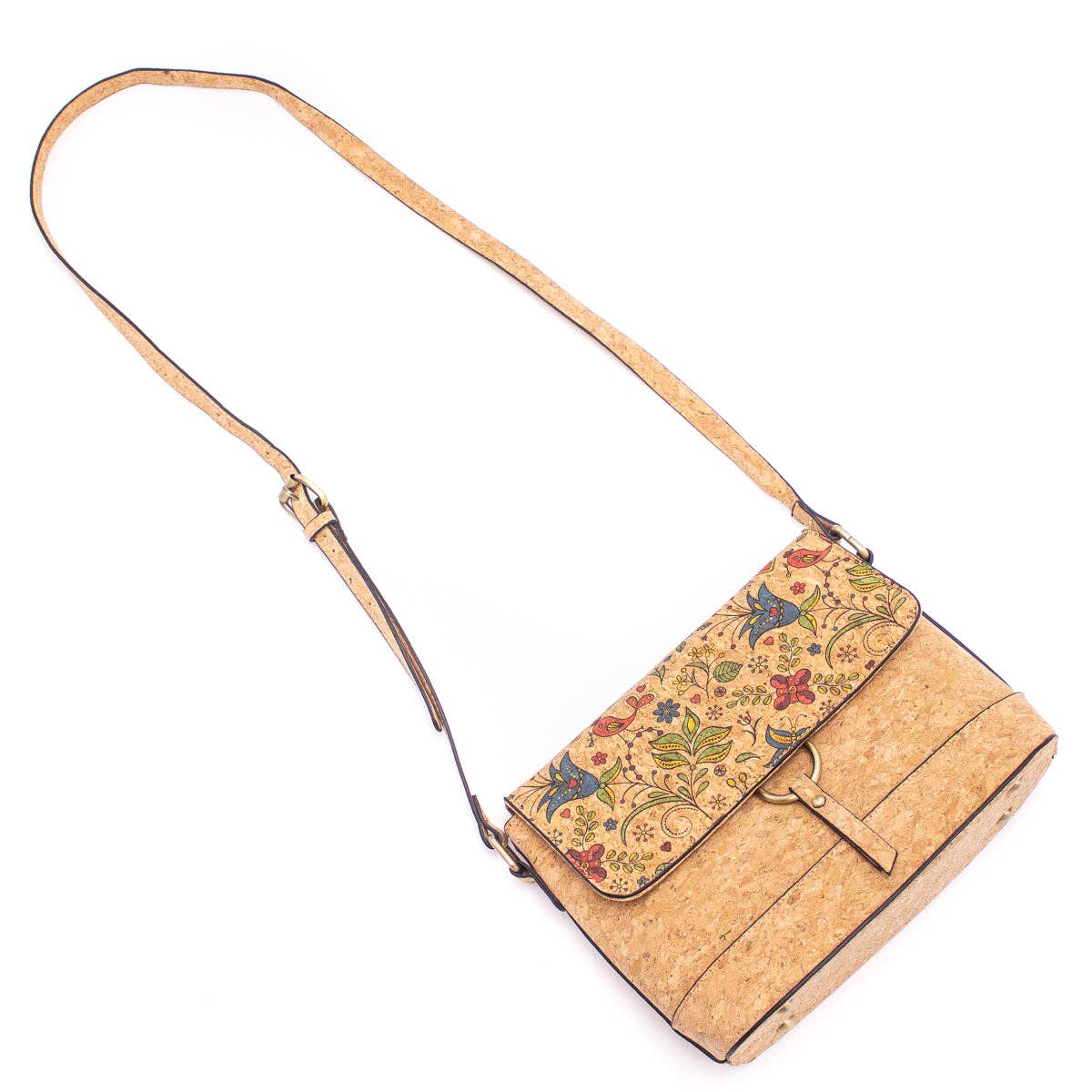 Cork crossbody Sardine pattern Bag-2019-12