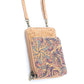 Natural Cork Women's Crossbody Phone Wallet BAGD-2240-4