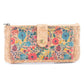 Flower pattern ladies slim card wallets BAG-2223-9