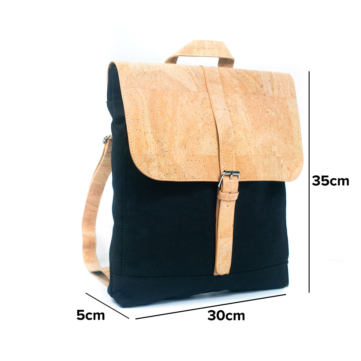 Cork and Canvas Fusion Laptop Commuter Backpack for Laptops Up to 15 Inches BAG-2287-3